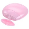 a pink object with a white background