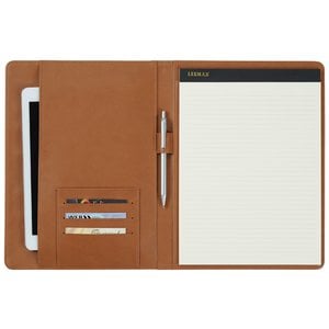 Additional Image 4 - a brown folder with a white cover