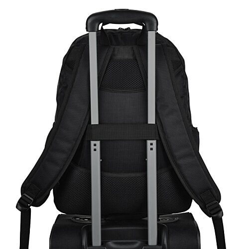 Additional Image 1 - a black backpack with a strap