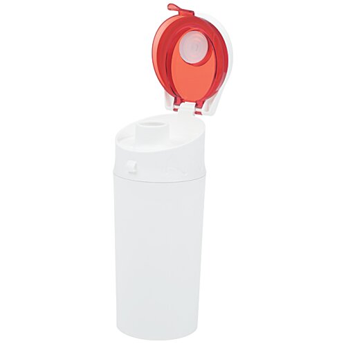 Additional Image 2 - a white cylindrical object with a red label