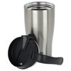 Additional Image 1 - a silver and black coffee mug
