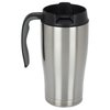 Additional Image 2 - a silver and black coffee mug