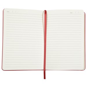 Additional Image 4 - a white notebook with a red band
