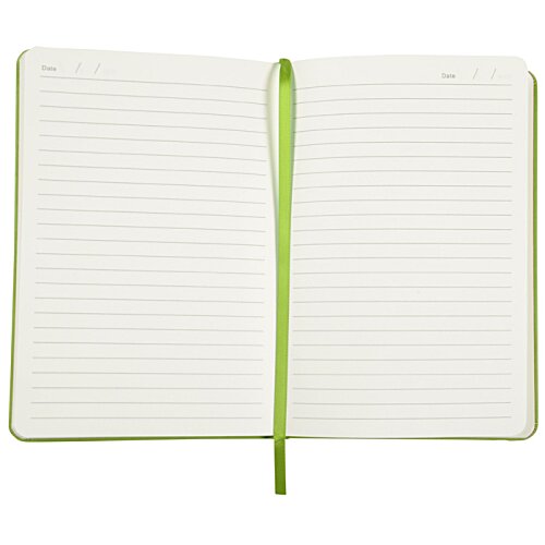 Additional Image 3 - a white notebook with a red band
