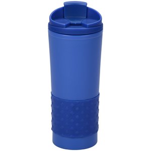 Additional Image 1 - a blue water bottle with a blue lid