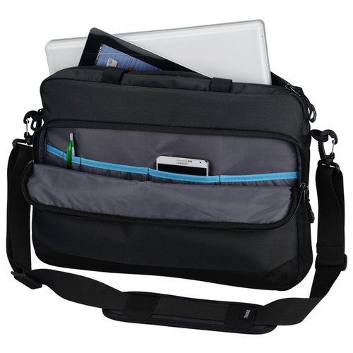 Additional Image 2 - a black and grey bag with a strap