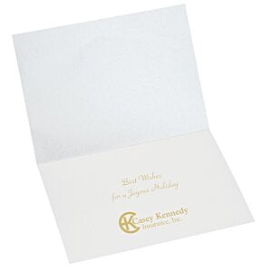 Additional Image 3 - a white card with gold text