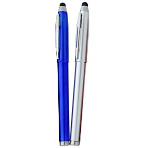 Additional Image 1 - a blue pen next to a white pen