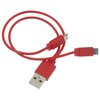 View Image 2 of 4 of 2-in-1 Charging Cable in Case - 24 hr