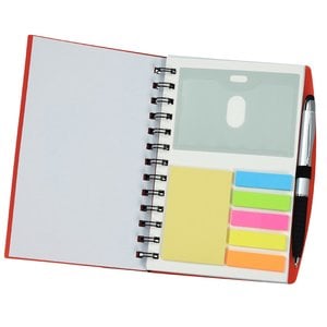 Additional Image 2 - a spiral notebook with a colorful sticker on it