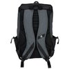 a black and grey backpack