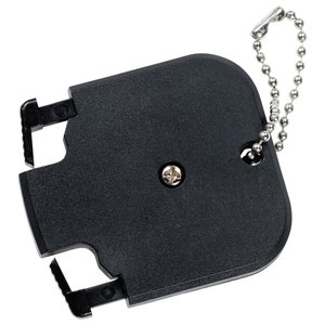 Additional Image 2 - a black plastic object with a chain