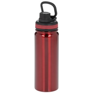 Additional Image 1 - a red water bottle with a black handle