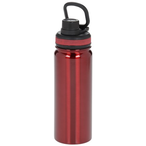Additional Image 2 - a red water bottle with a black handle