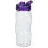 View Image 3 of 4 of Refresh Spot On Water Bottle with Flip Lid - 20 oz. - Clear - 24 hr