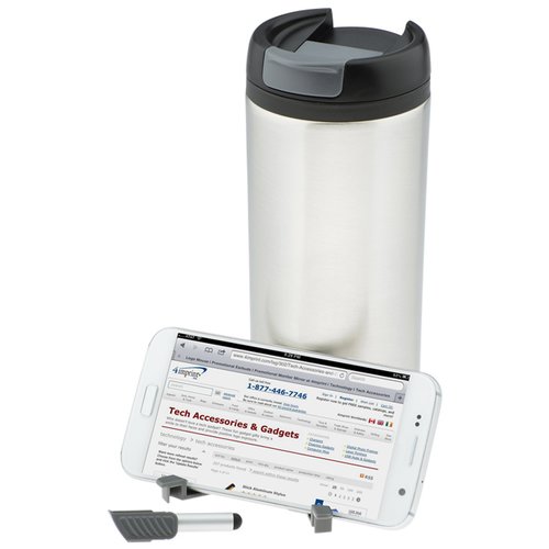 Additional Image 2 - a white and black coffee mug