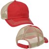 View Image 3 of 7 of Mega Washed Cotton Twill Trucker Cap