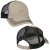 View Image 4 of 7 of Mega Washed Cotton Twill Trucker Cap