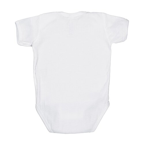 Additional Image 1 - a white baby bodysuit