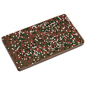 Additional Image 4 - a rectangular chocolate bar with multicolored specks