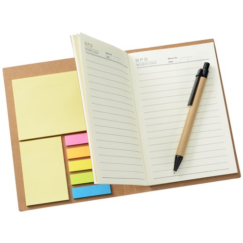 Additional Image 2 - a pen and notepad with sticky notes