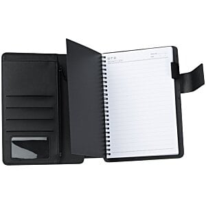 Additional Image 1 - a black open book with a white cover