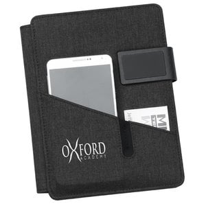 Additional Image 2 - a black and silver card holder