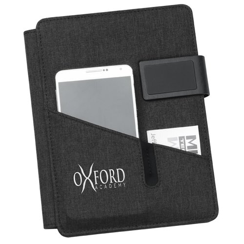 Additional Image 2 - a black and silver card holder