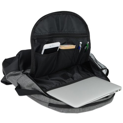 Additional Image 1 - a black bag with a piece of paper in it