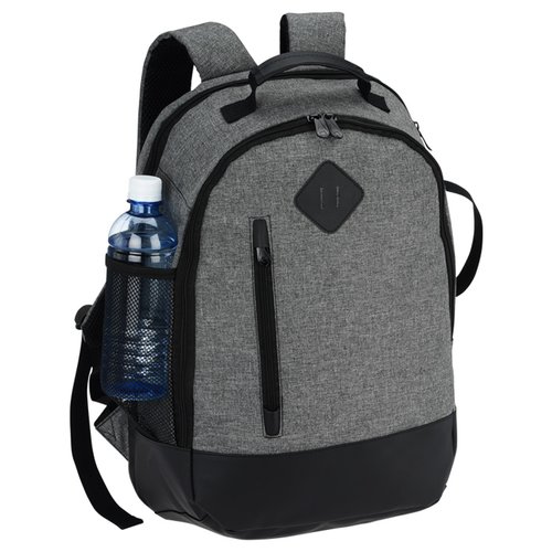 Additional Image 3 - a grey backpack with a black strap