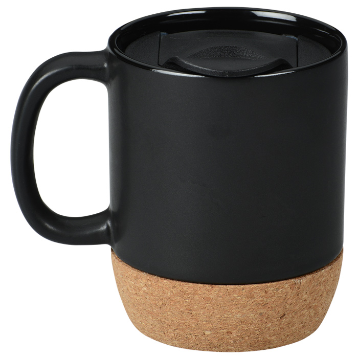 24 oz. Cork Bottom Travel Mugs With Handle