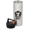 View Image 3 of 3 of Rover Stainless Vacuum Bottle with Clip Lid - 18 oz.