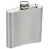 a silver flask with a cap