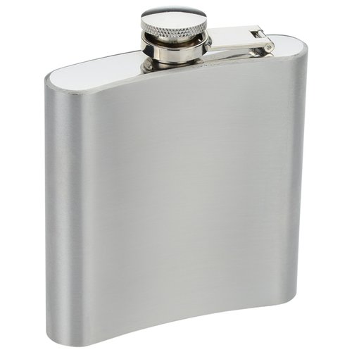 Additional Image 1 - a silver flask with a cap