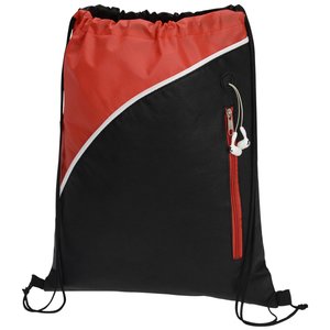 Additional Image 1 - a red and black backpack