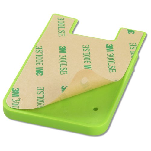 Additional Image 3 - a green and white cell phone case