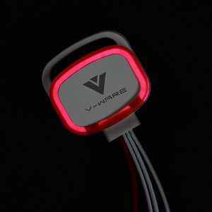 Additional Image 2 - a red and white device with a black background