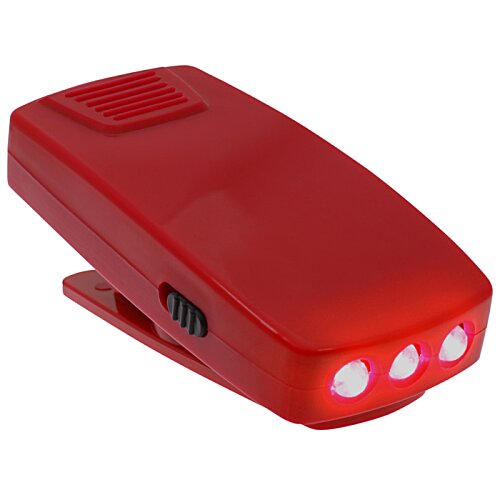 Additional Image 1 - a red rectangle object with three lights