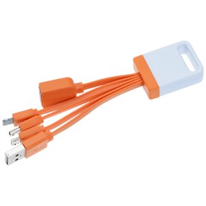 Additional Image 2 - a close up of an orange and white cable