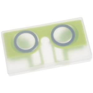 Additional Image 5 - a green and white rectangular object with black circles