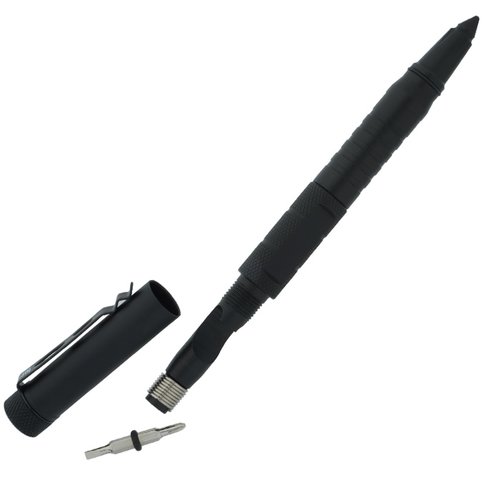 Additional Image 1 - a black pen with cap
