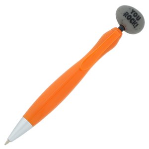 Additional Image 2 - an orange pen with a round head