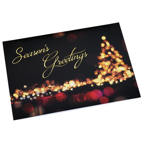 Additional Image 2 - a christmas card with lights