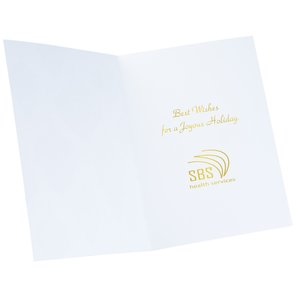 Additional Image 3 - a white card with gold text