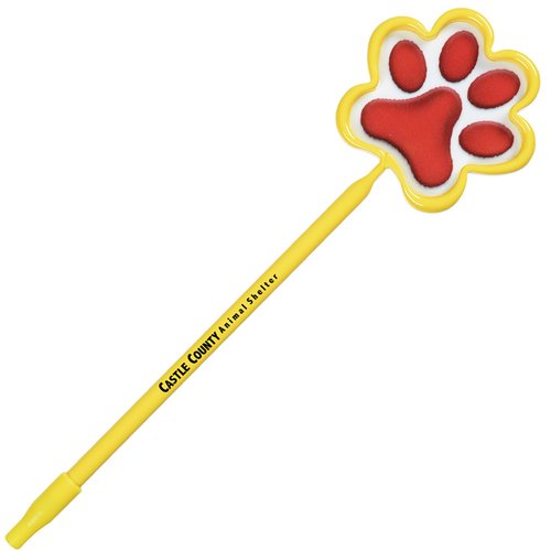 Additional Image 1 - a yellow and red stick with a paw print
