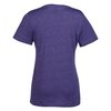 View Image 2 of 3 of Primease Tri-Blend V-Neck Tee - Ladies' - Embroidered
