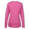 View Image 2 of 3 of Primease Tri-Blend Long Sleeve Tee - Ladies' - Embroidered