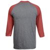 View Image 2 of 3 of Ideal 3/4 Sleeve Raglan T-Shirt - Men's - Embroidered