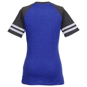 Additional Image 1 - a blue and black shirt