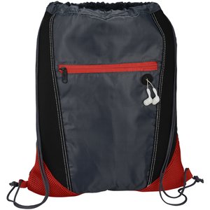 Additional Image 2 - a black and red backpack